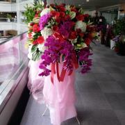 喜慶滿滿高架花籃