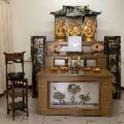 (館內丁級聽)日式靈堂含牌樓字