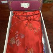【中式台製】女性壽衣天然絲紅色套組