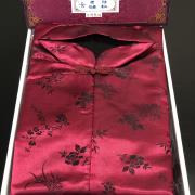 【中式台製】女性壽衣絲緞棗紅色套組