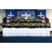 (館外)基督天主追思會場15呎花台佈置
