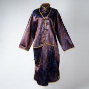 女士旗袍裝(藍紫色)
