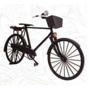 復古腳踏車 (黑)