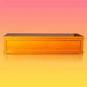 棺木-日式平口棺黃色-北北基桃