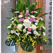 典雅高架花籃(B款)(限殯儀館/會館 告...