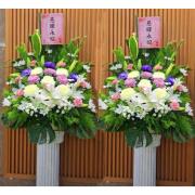典雅高架花籃(A款)(限殯儀館告別式)
