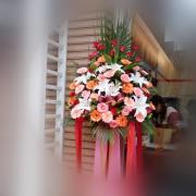 典雅高架藝術花籃D