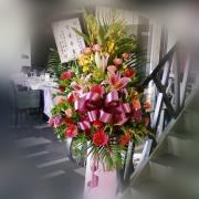 典雅高架藝術花籃G