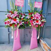 典雅高架藝術花籃E