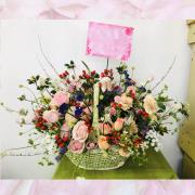 設計款玫瑰花藍