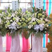 精緻典雅高架藝術花籃