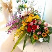 大型藝術人造花盆花