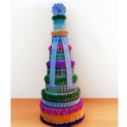 {單座}6層保特瓶綜合飲料塔