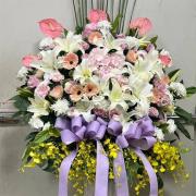 藝術花籃C款(限基隆殯儀館)
