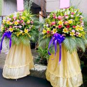 大型藝術高架花籃