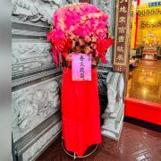 單柱祝賀元寶蘭花柱(花器需回收)