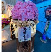 大型蘭花粉色花球(花器需回收)(嘉義殯)