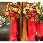 典雅喜慶高架花籃