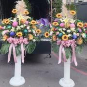 A12 羅馬柱花籃