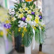 悼念花籃A03(館內羅馬柱、館外高架)