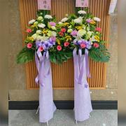 典雅高架花籃01(花款隨機出貨，無法指定...