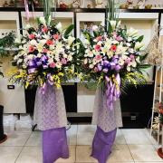 典雅精緻高架花籃A04