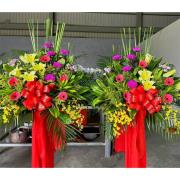 喜事高架花籃