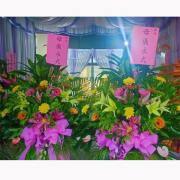 高架花籃(A02款)(羅馬柱包花裙)