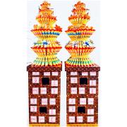 190cm 蓮花庫錢寶塔(限殯儀館內)