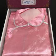 【中式進口】女性鳳仙裝絲緞粉色套組