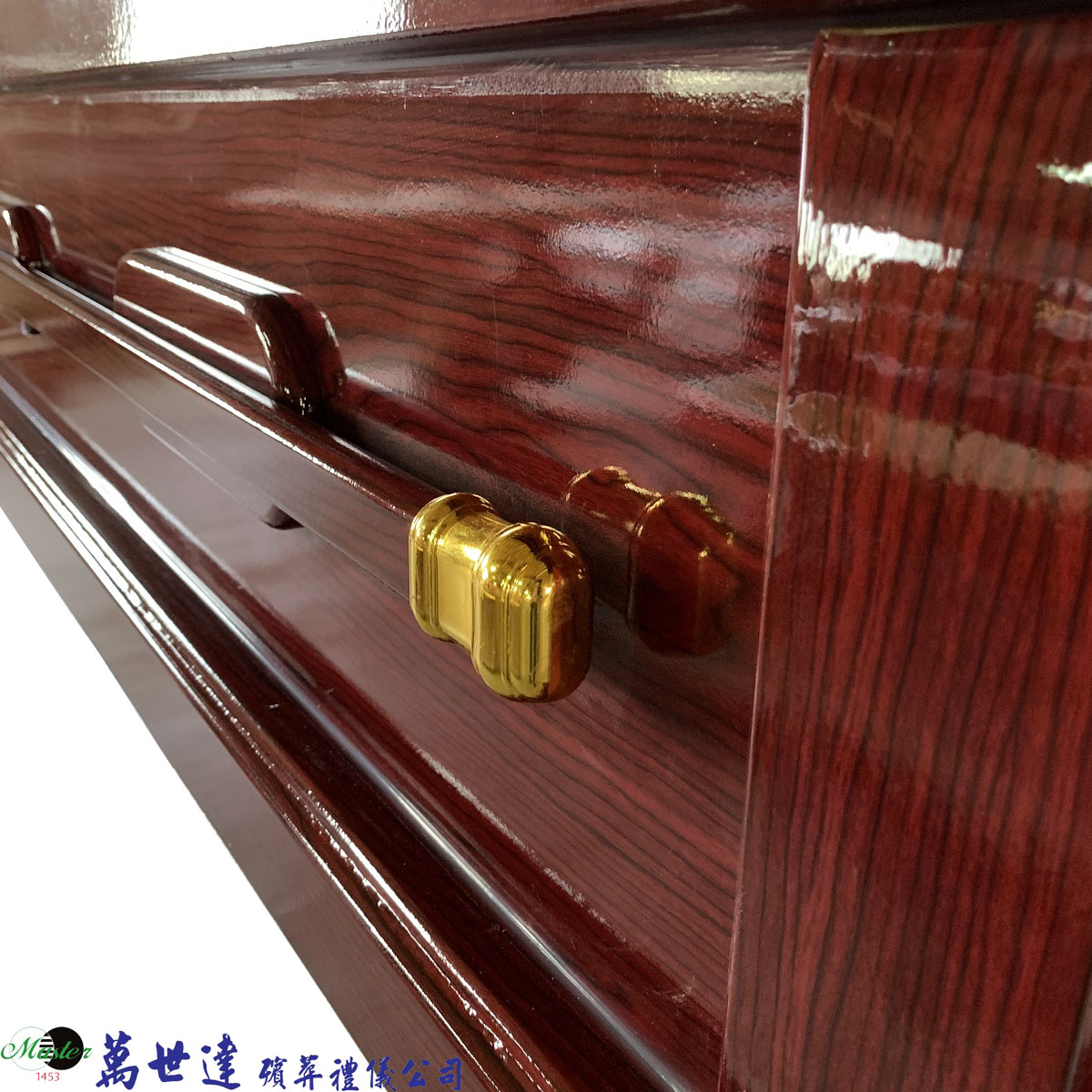 【打桶】火化平蓋紅木扶手棺2.2尺