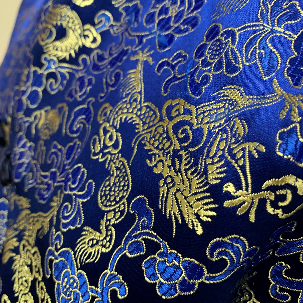 【中式台製】男性壽衣天然絲藍色套組