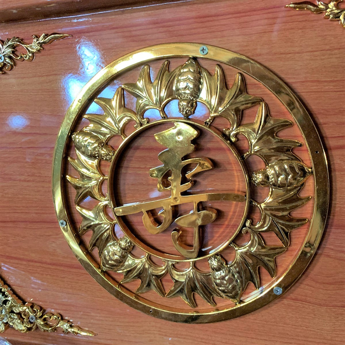 【打桶】福頭壽尾圓蓋原木色扶手棺2.2尺