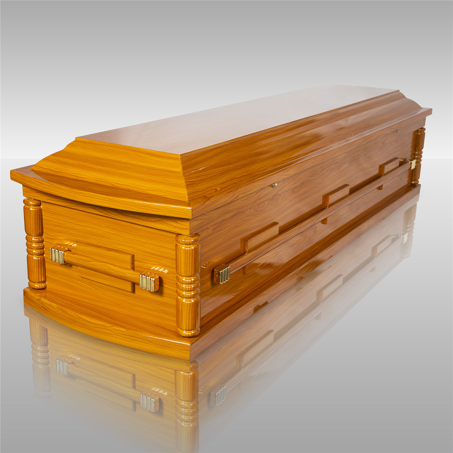 棺木-2呎環保火葬棺(黃)-北北基桃