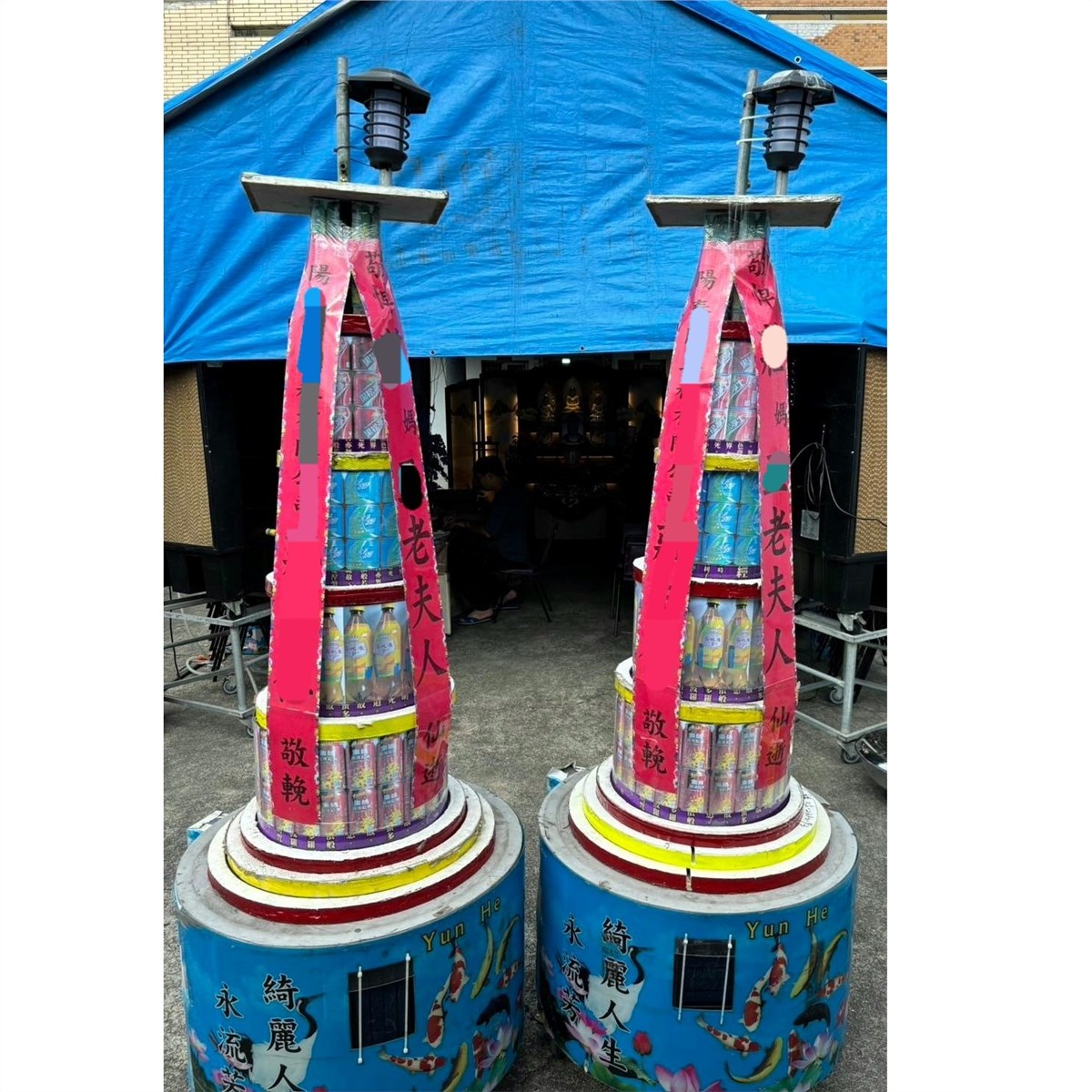 5層飲料柱