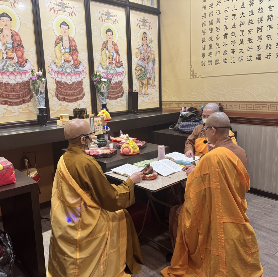 告別式出家法師三名(不含返主)