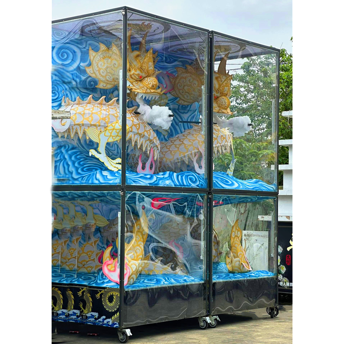 400cm 幻彩巨龍兩層櫃 (14天內)
