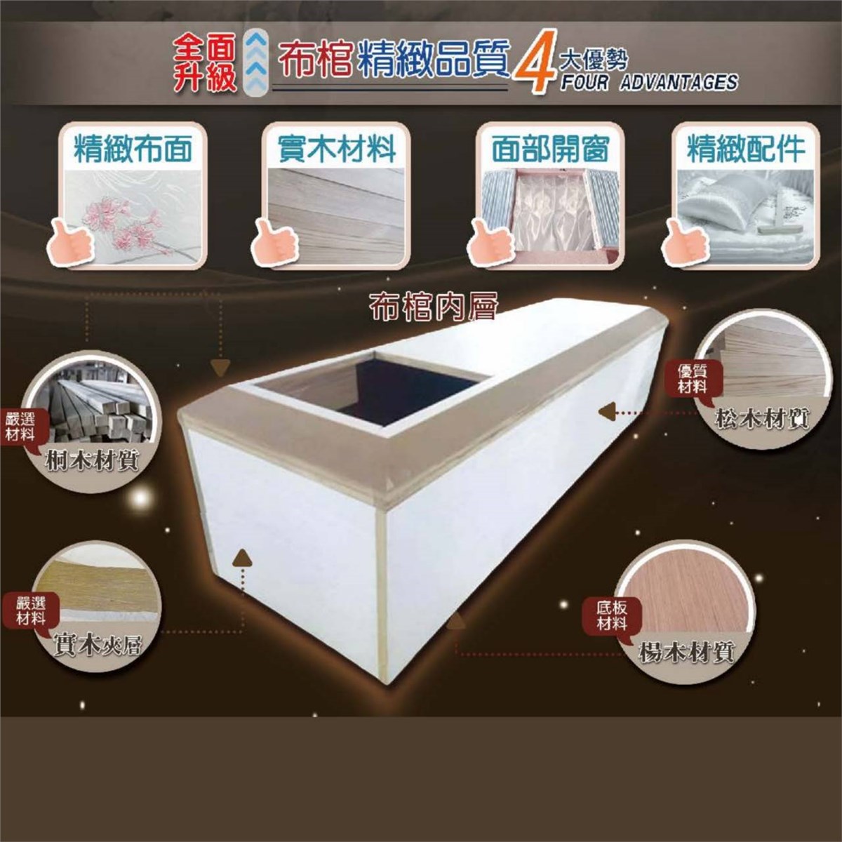 粉白牡丹棺木(基督教)