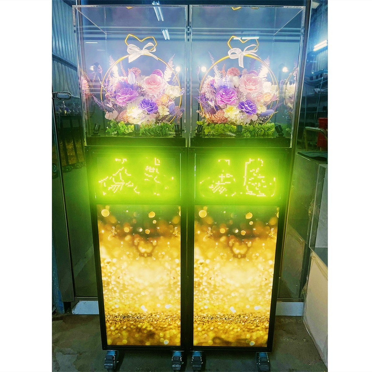 (租用)永生花燈櫃(告別式)/5對