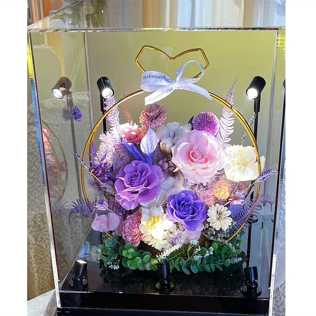 (租用)永生花燈櫃(告別式)/5對
