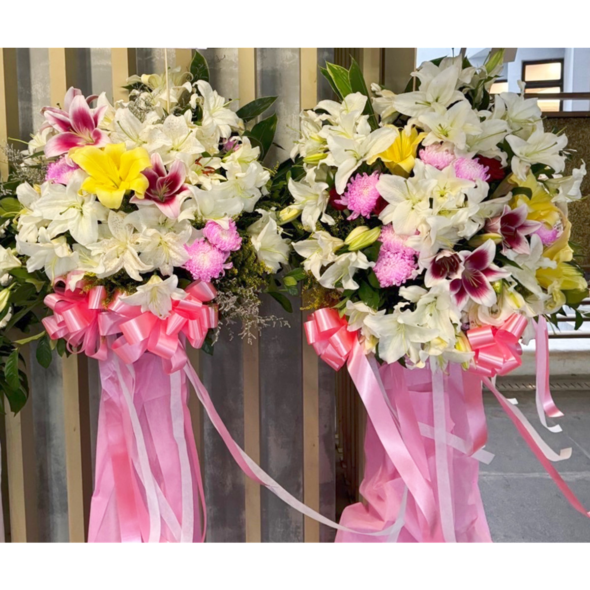 典雅花籃(A02款) 限板殯告別式(無法指定款式隨機出貨)-只接三天後預約單.