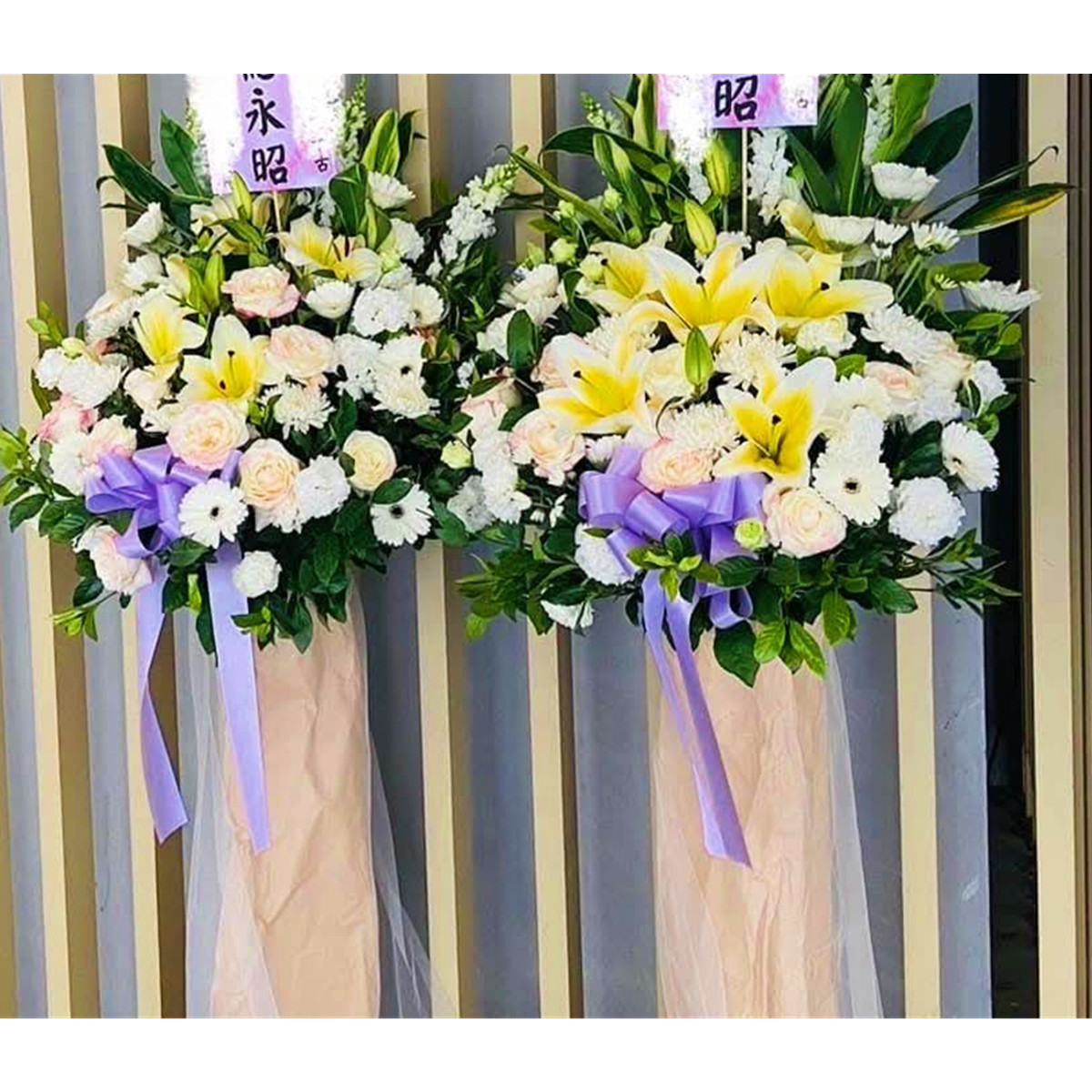 不指定款式高架花籃(B08款)(限殯儀館內)