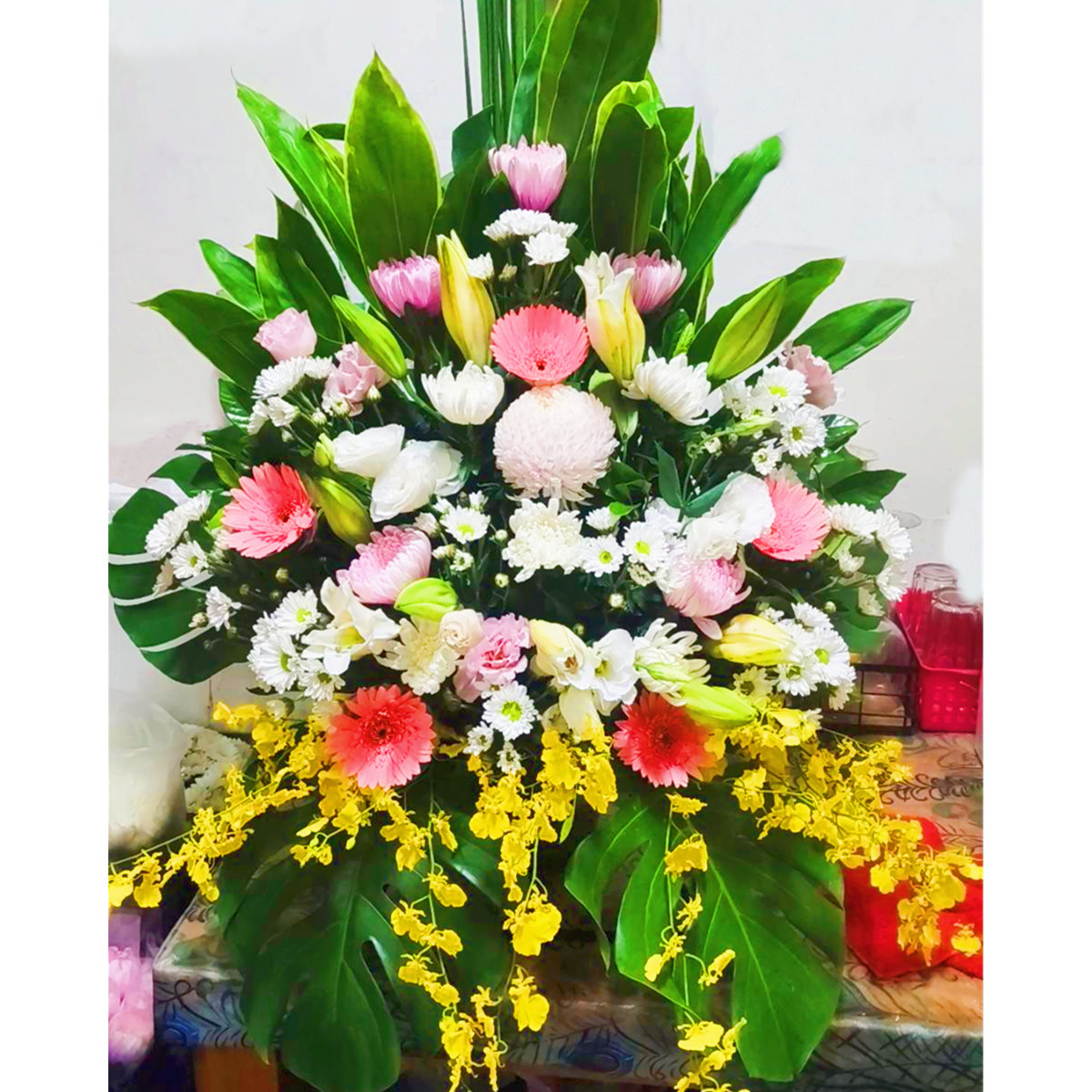 高雅高架花籃(F款) (限殯儀館告別式)