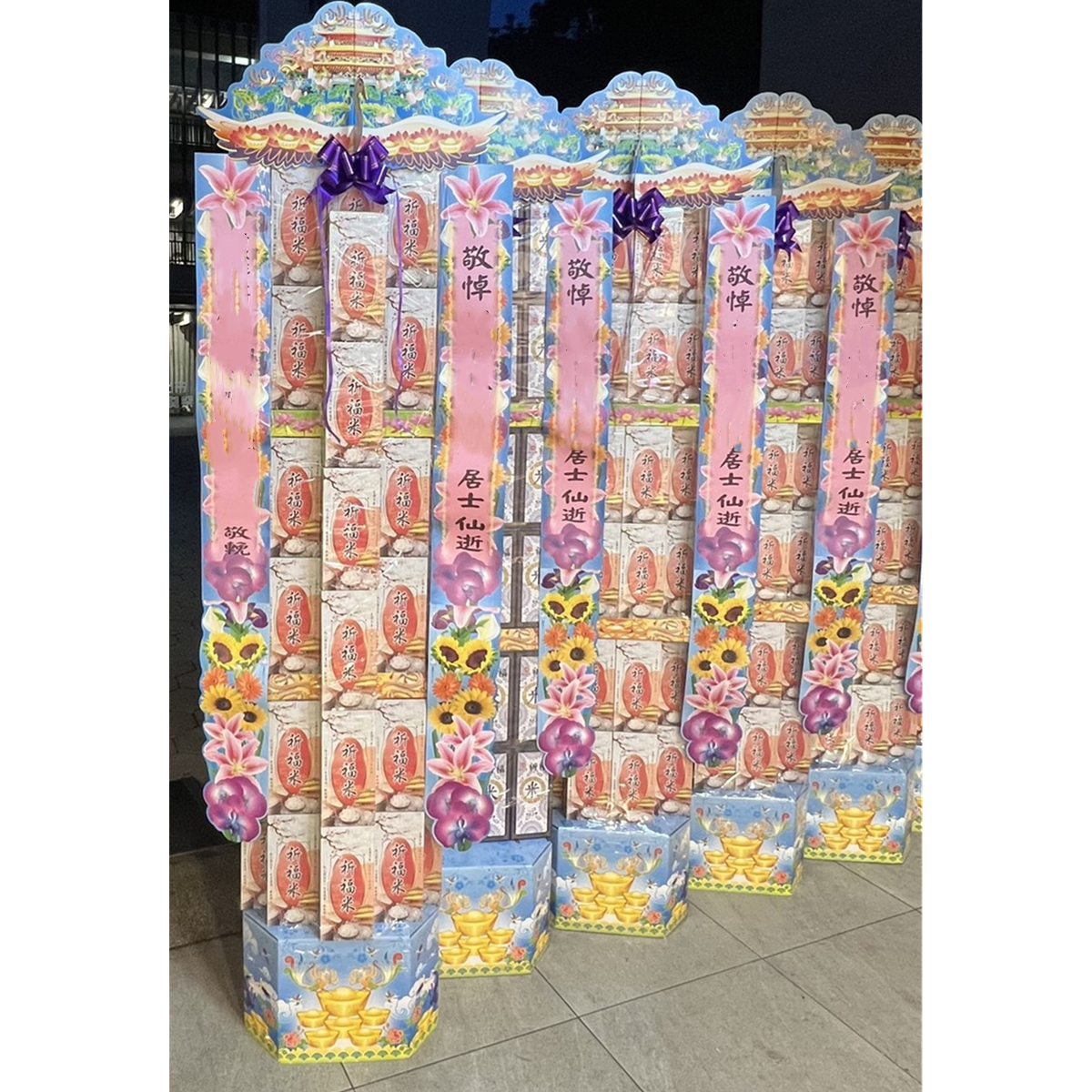 8X6祈福米罐頭塔