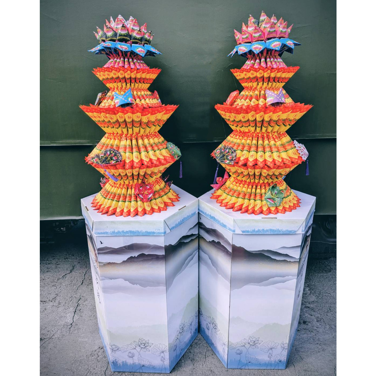 造型蓮花塔(底座款式不固定)