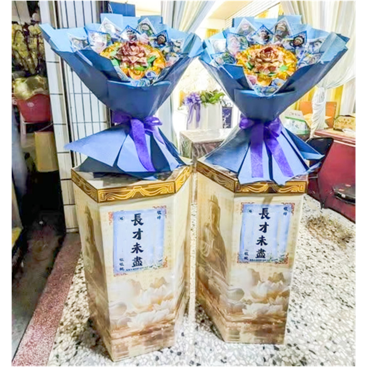 天堂花塔 (底座款式不固定)