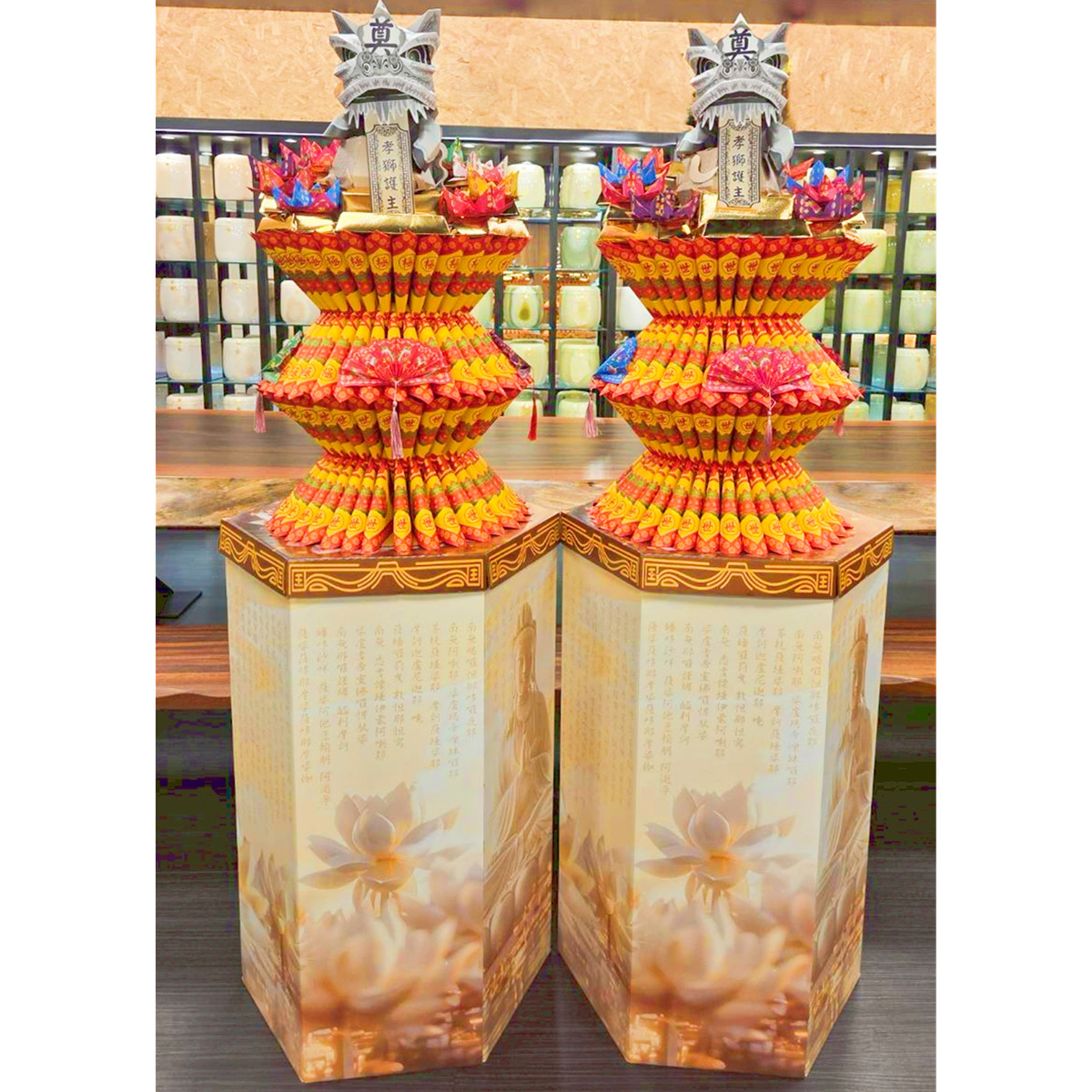 180cm 靈獅蓮花塔(新竹縣)(款式會隨時調整無法指定)