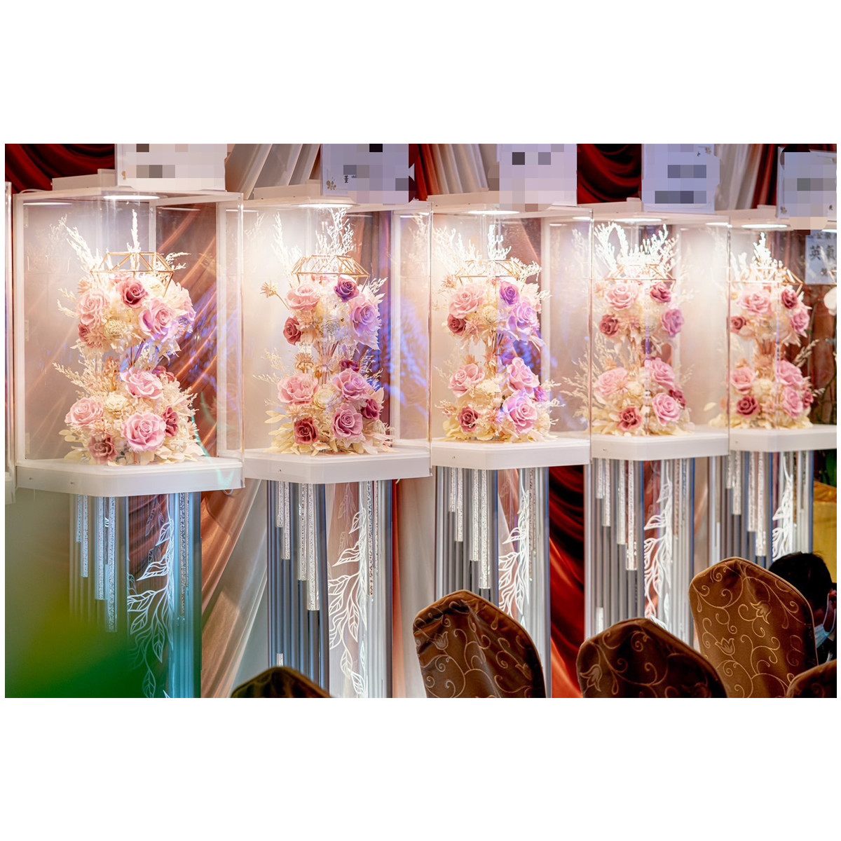 租用180cm永生花燈柱 (告別式1天,限館內)4對出貨