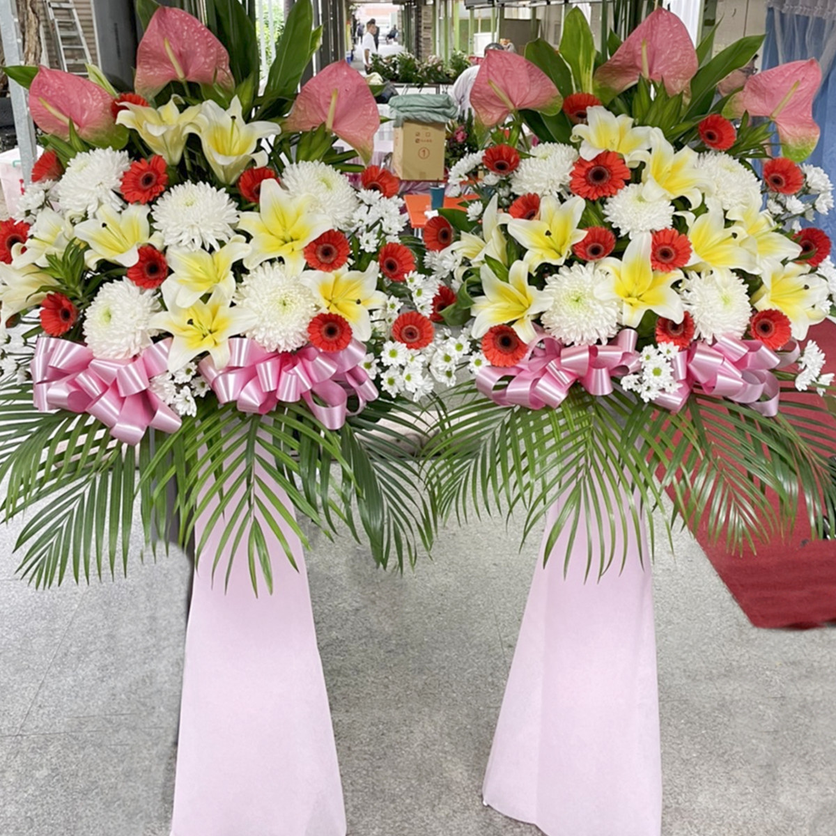 吊唁高架花籃(款式不固定)