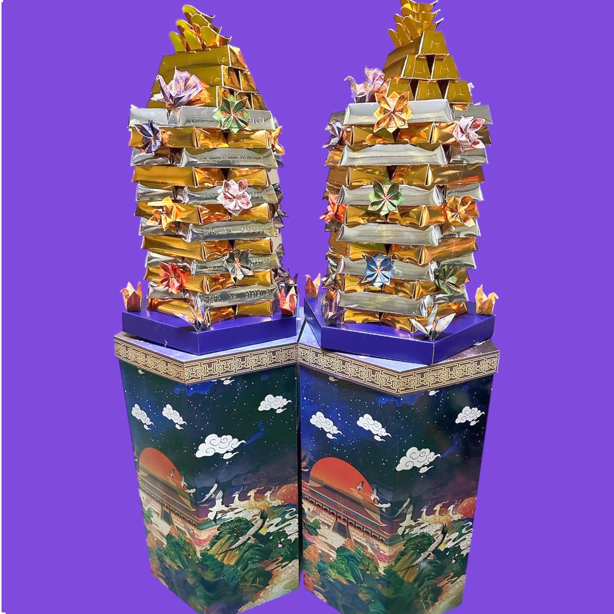 金磚塔 (底座款式不固定)